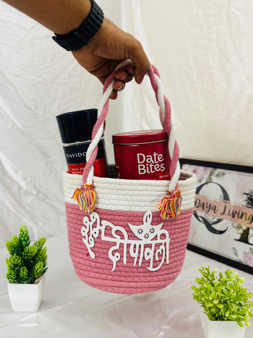 शुभ दीपावली Baskets - Set of 2