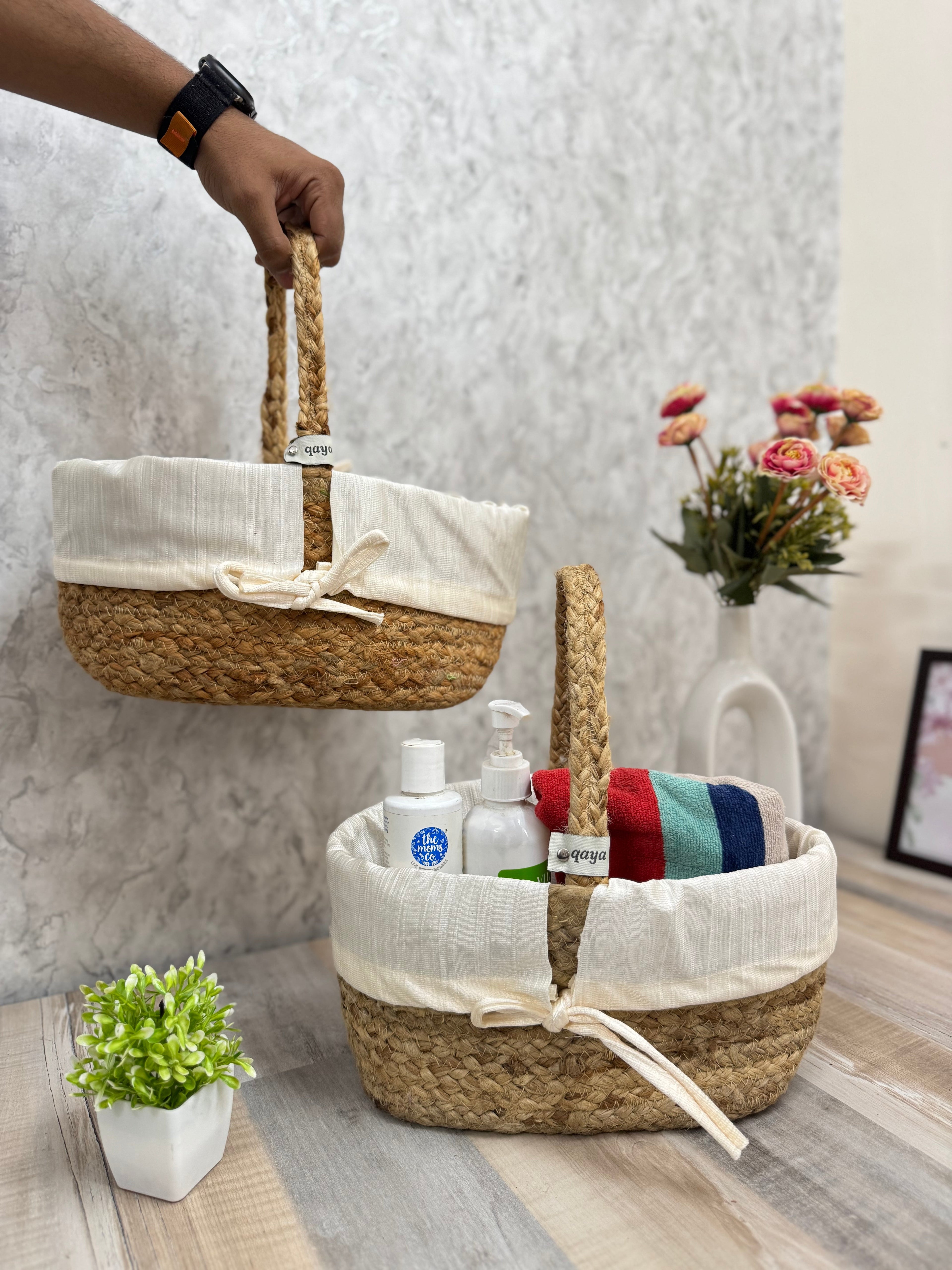 Set of 2 BathroomBliss Hampers