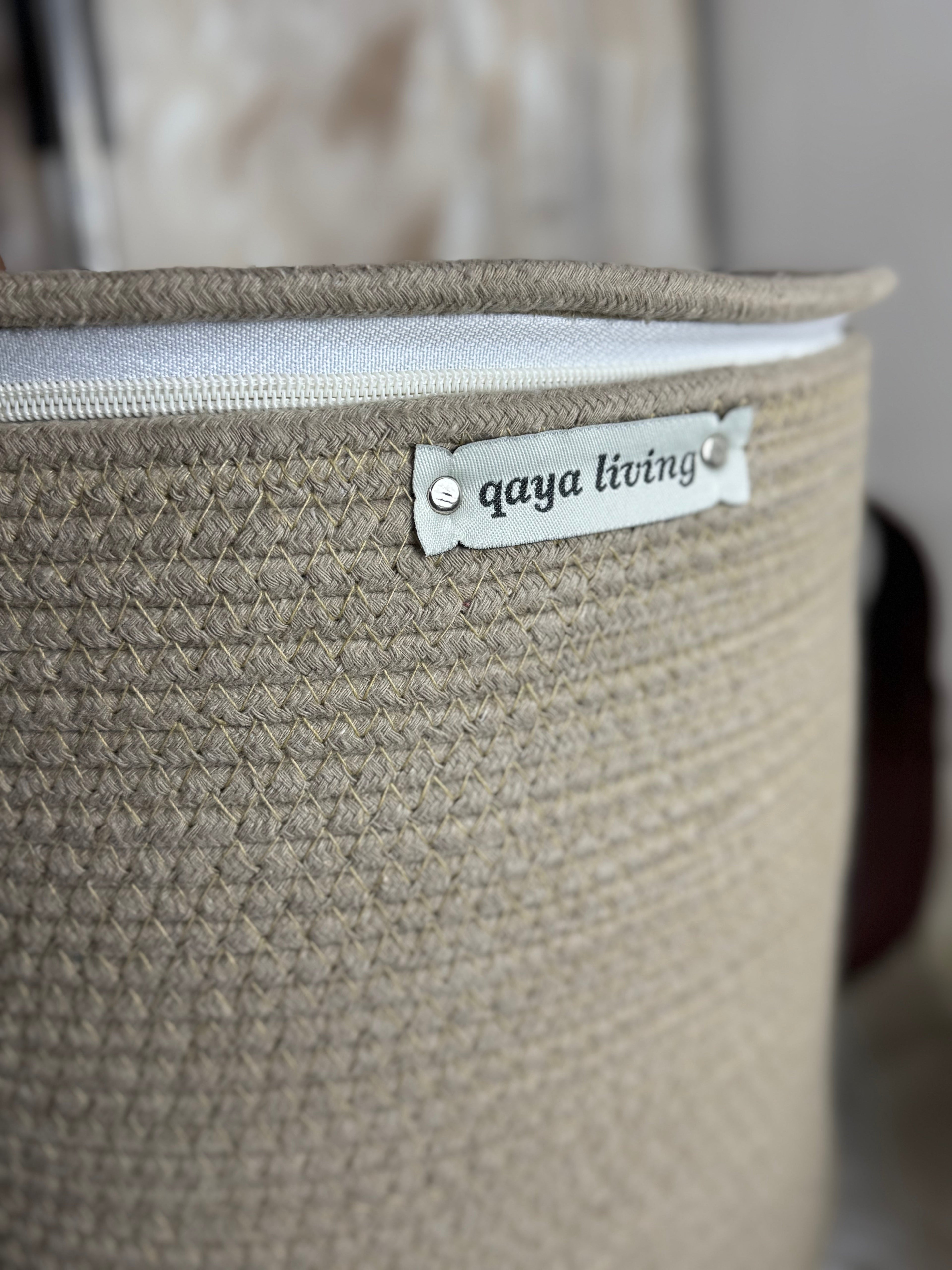 Zipper Basket - Beige