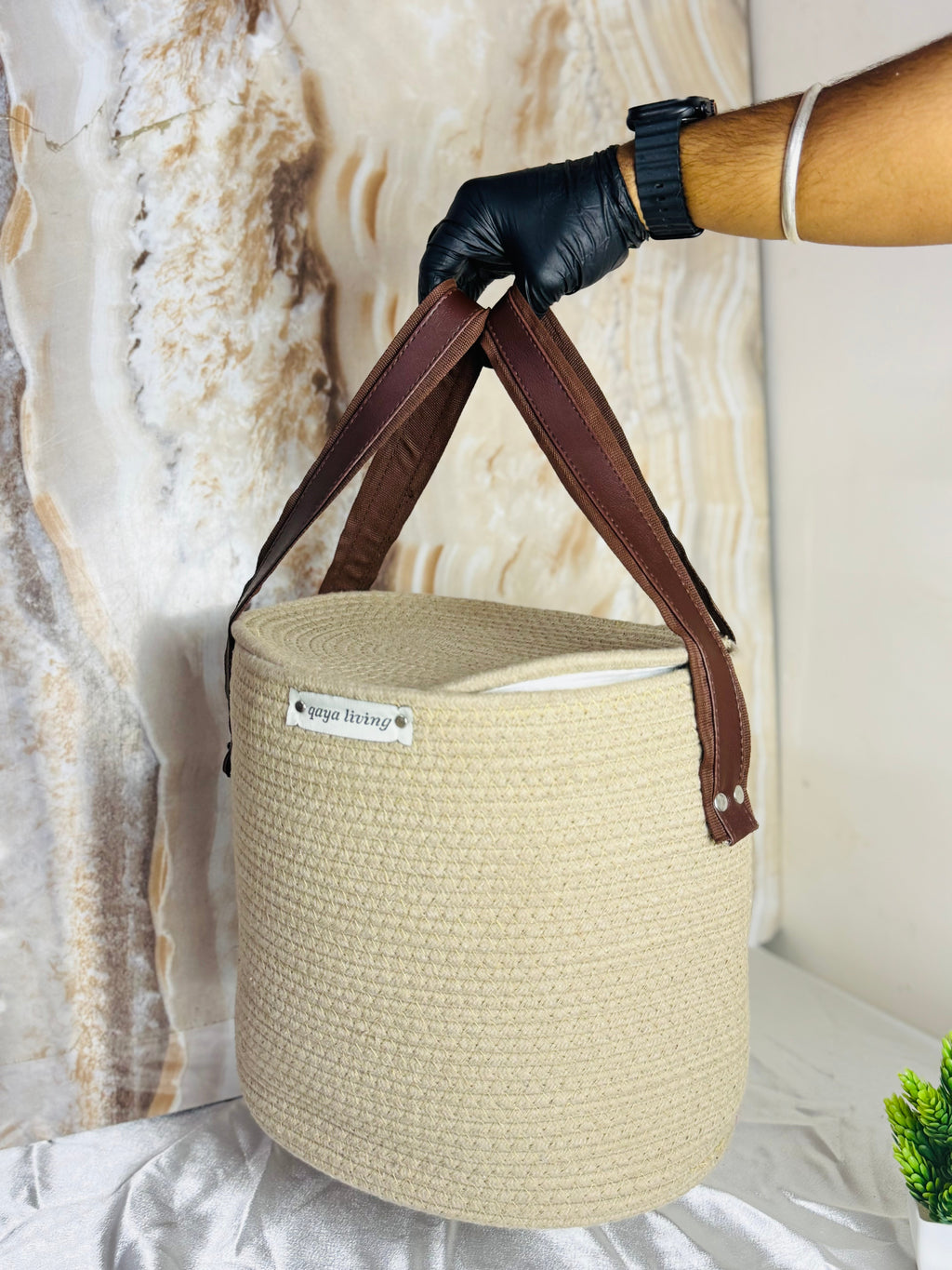 Zipper Basket - Beige