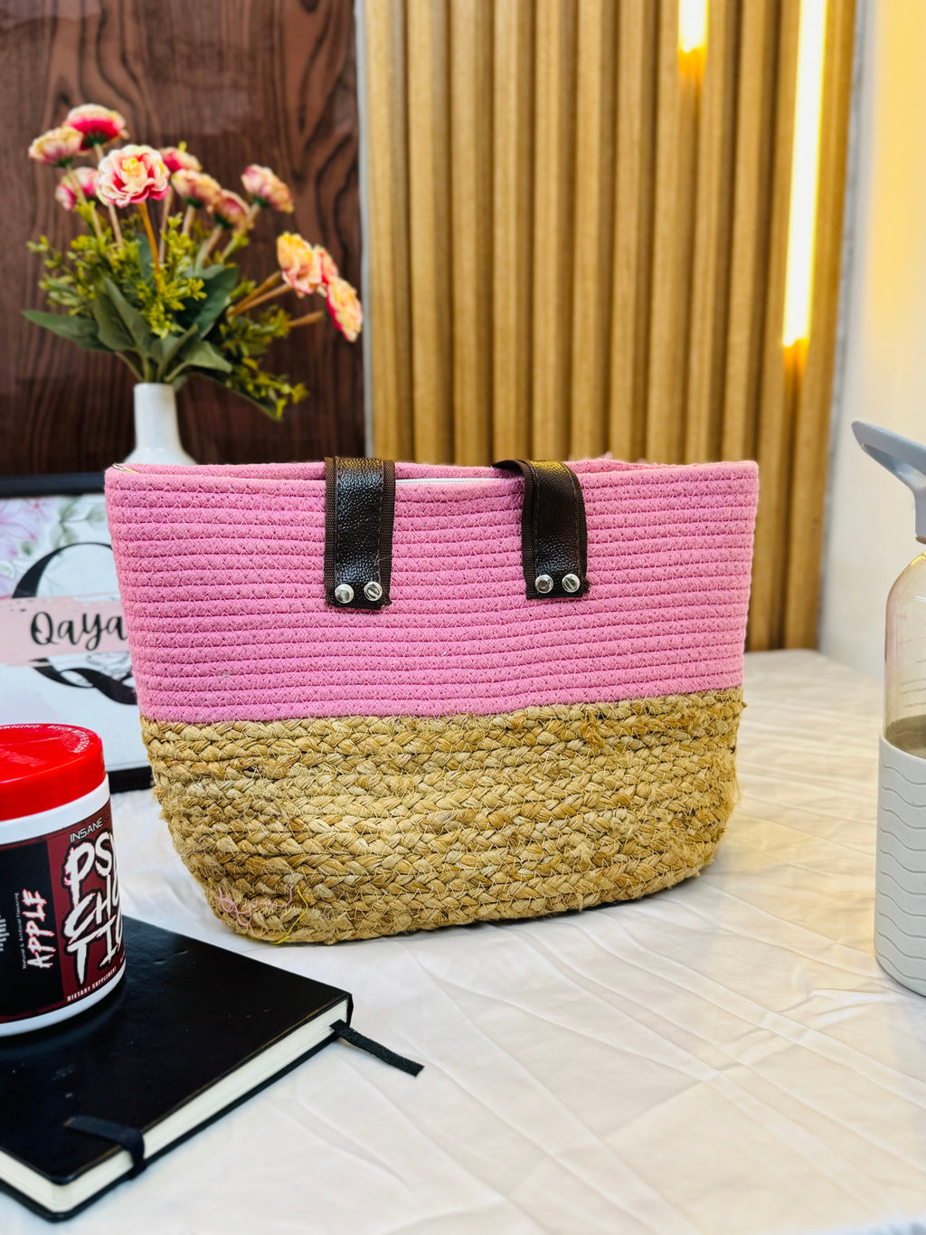 Set Of 2 Wonder Shoulder Bag - Pink & Rainbow