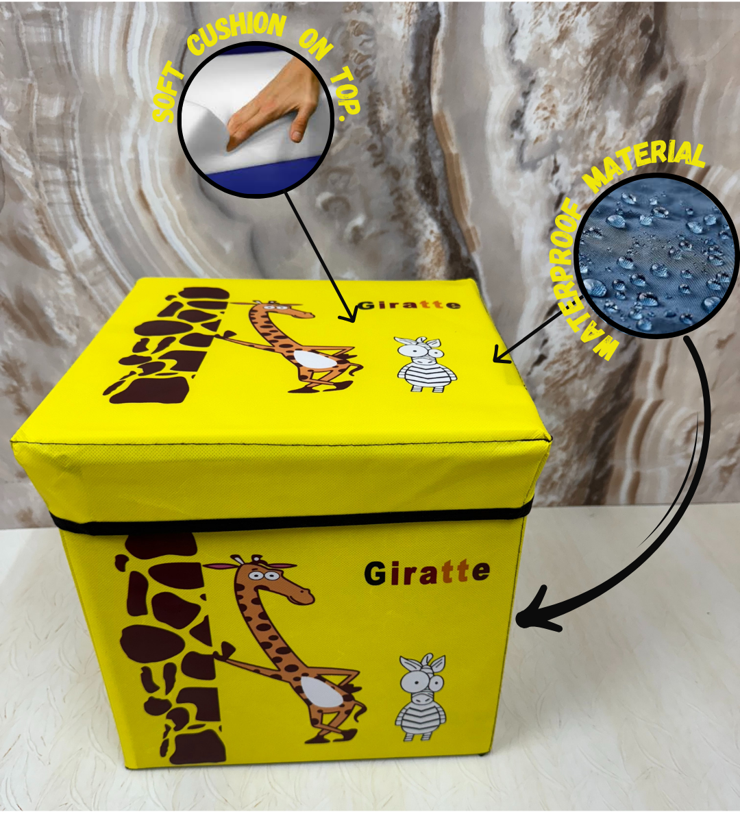 Giraffe Stool/Storage Box